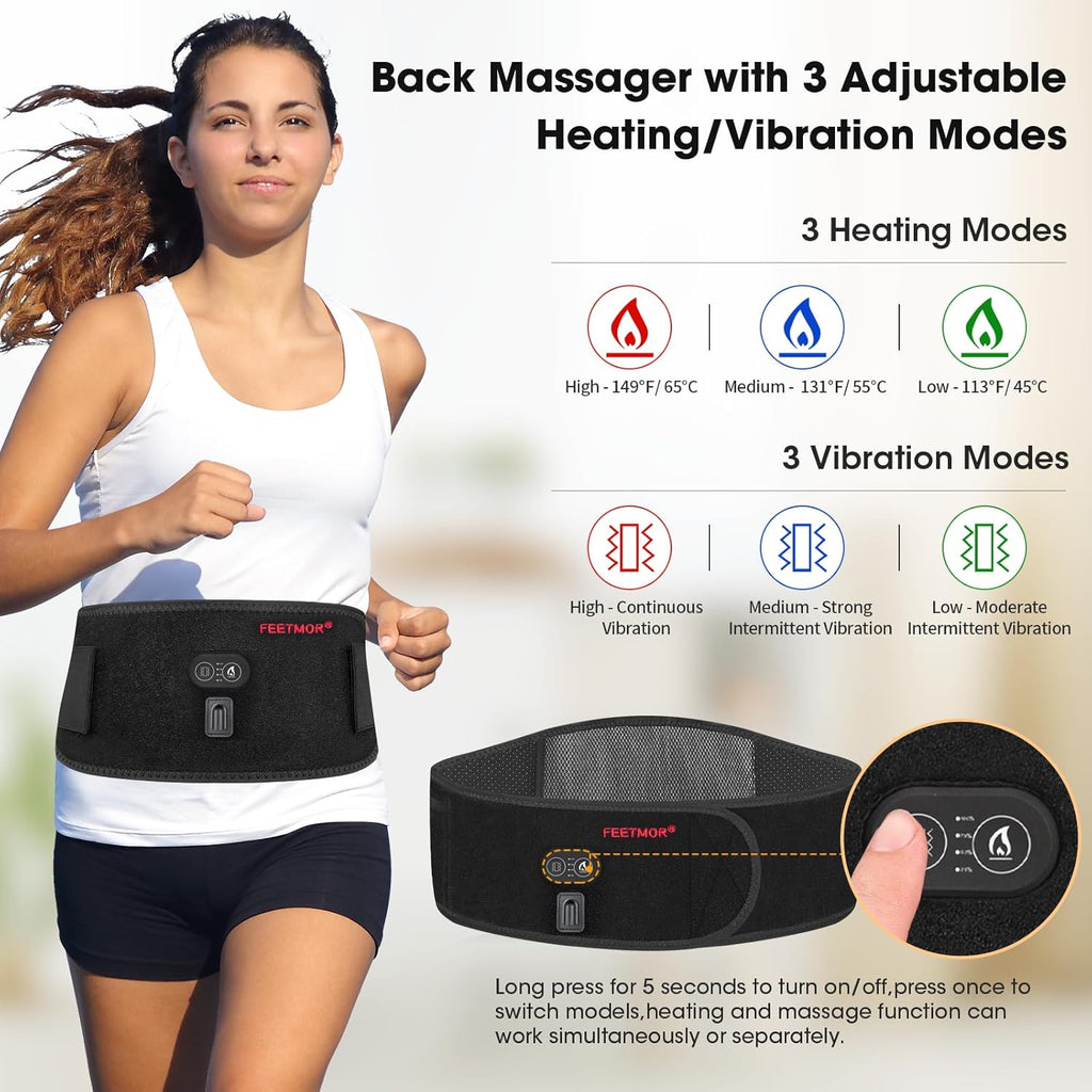 Heating Pad, Wireless Heating Belt, Back Heating, Rechargeable Battery Power Supply