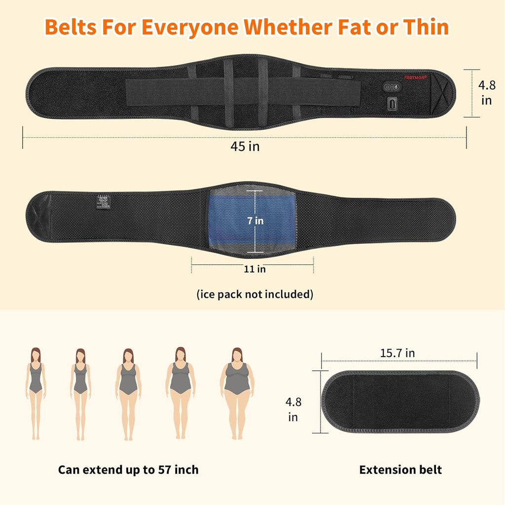 Heating Pad, Wireless Heating Belt, Back Heating, Rechargeable Battery Power Supply