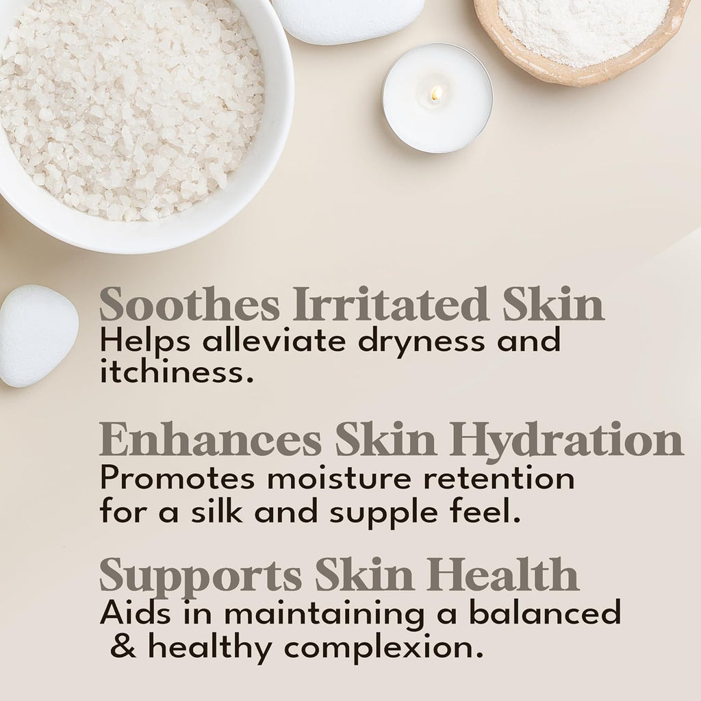 -Amazing Minerals Dead Sea Bath Salts,100% Full Mineral Therapeutic Bath Salts, Detoxifying & Moisturizing, Exfoliating for Dry Skin, Unscented(5 Lbs)