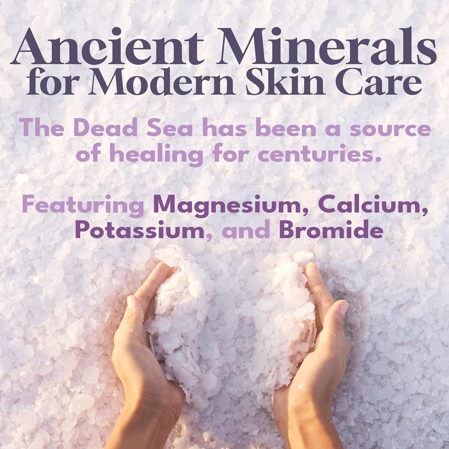 -Amazing Minerals Dead Sea Bath Salts,100% Full Mineral Therapeutic Bath Salts, Detoxifying & Moisturizing, Exfoliating for Dry Skin, Unscented(5 Lbs)