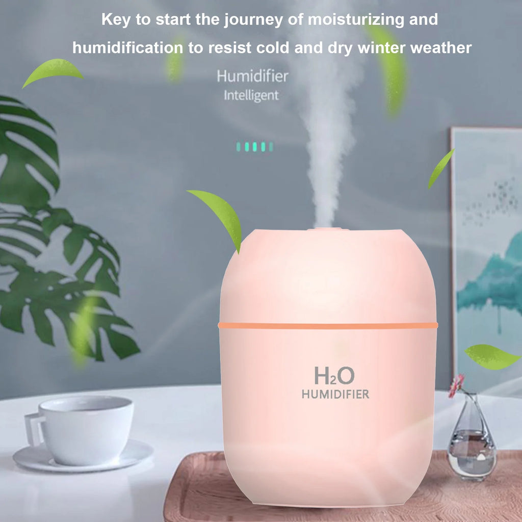 Usb Rechargeable Humidifier Home Office Desk Humidifier Bedroom Hydration Meter Portable Humidifier