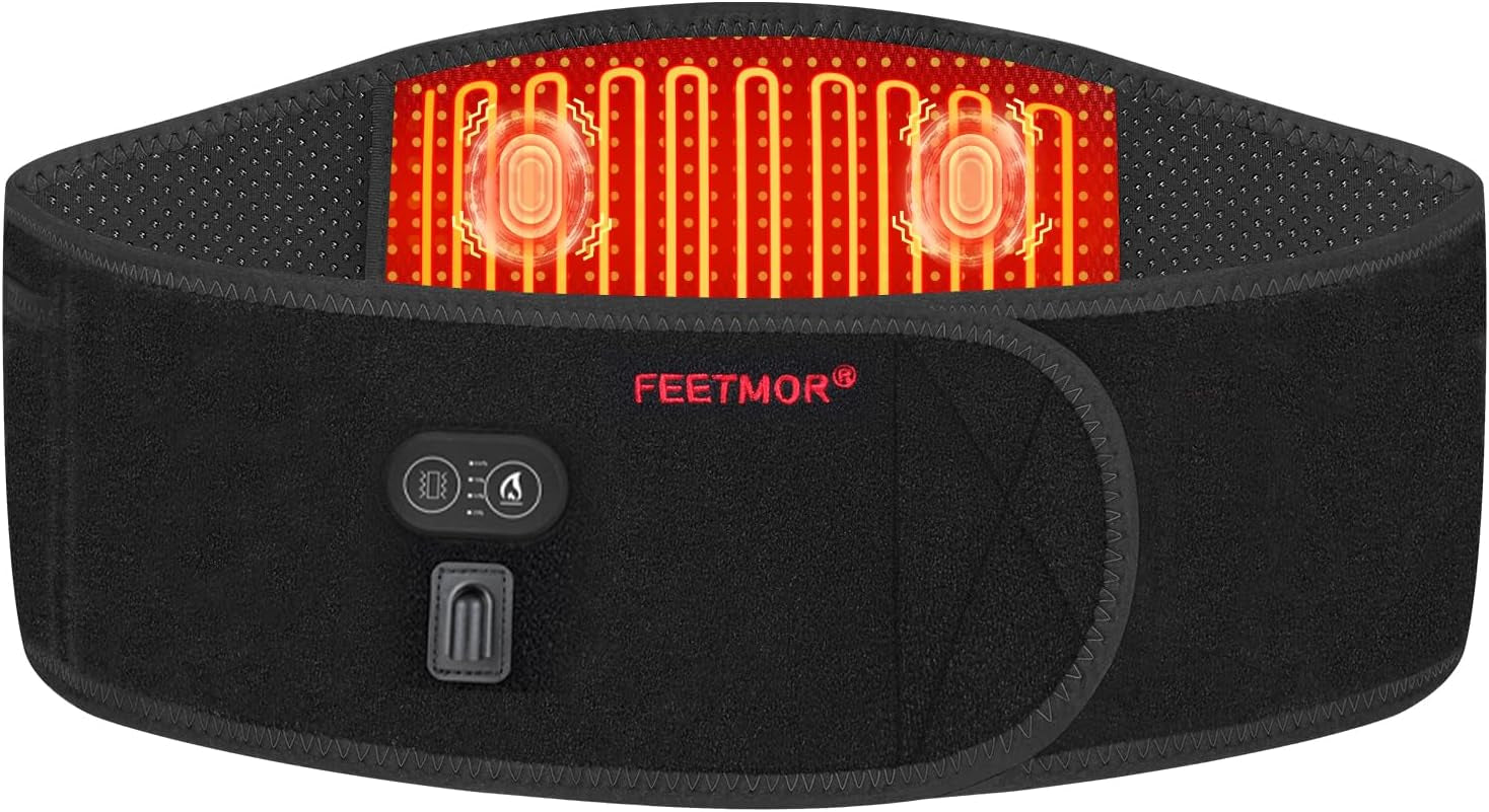 Heating Pad, Wireless Heating Belt, Back Heating, Rechargeable Battery Power Supply