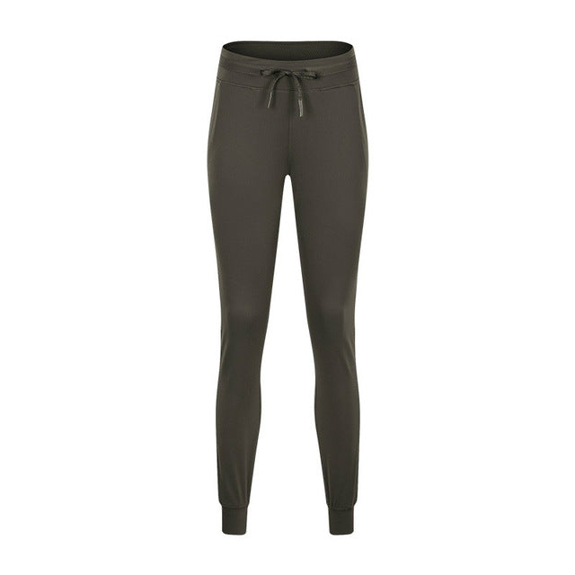 Naked-feel Fabric Workout Sport Joggers Pants Women