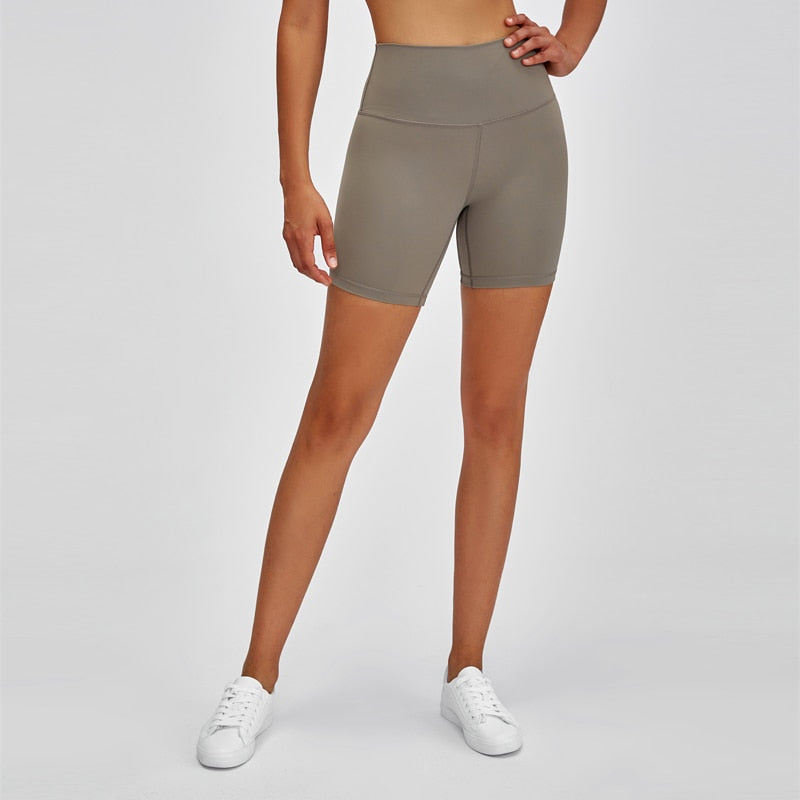 High Waisted Workout Shorts Women Super Stretchy Athletic Shorts Soft Fitness Shorts Women Biker Shorts