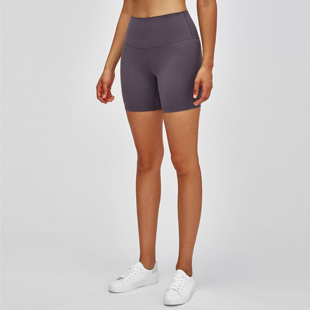 High Waisted Workout Shorts Women Super Stretchy Athletic Shorts Soft Fitness Shorts Women Biker Shorts