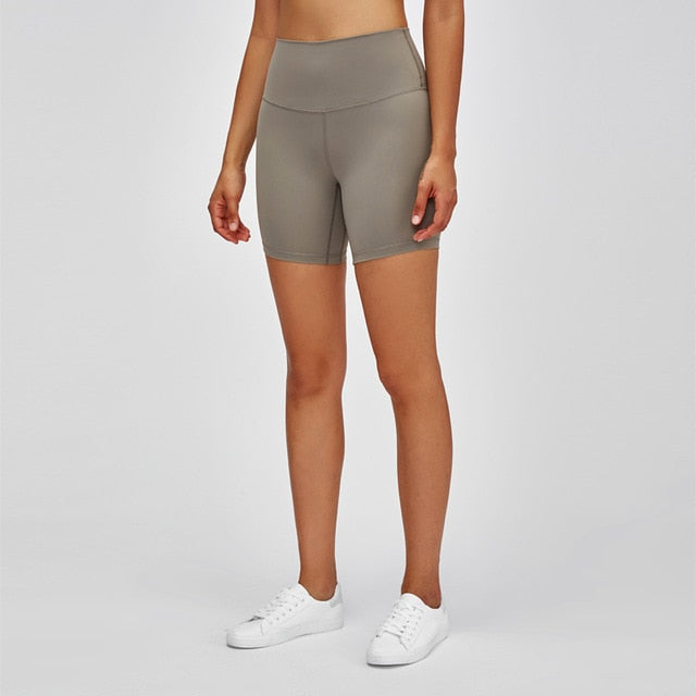 High Waisted Workout Shorts Women Super Stretchy Athletic Shorts Soft Fitness Shorts Women Biker Shorts