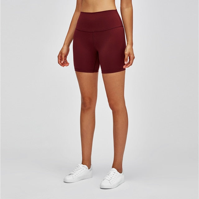 High Waisted Workout Shorts Women Super Stretchy Athletic Shorts Soft Fitness Shorts Women Biker Shorts